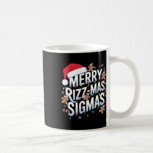Merry Rizz Mas Sigmas Funny Alpha Christmas Santa Kaffeetasse
