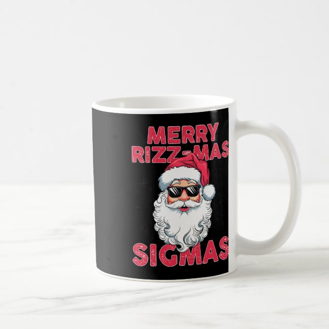 Merry Rizz Mas Sigmas Funny Weihnachten Kaffeetasse (Rechts)