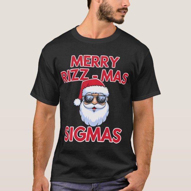 Merry Rizz Mas Sigmas-Gen Alpha Middle School T-Shirt (Vorderseite)