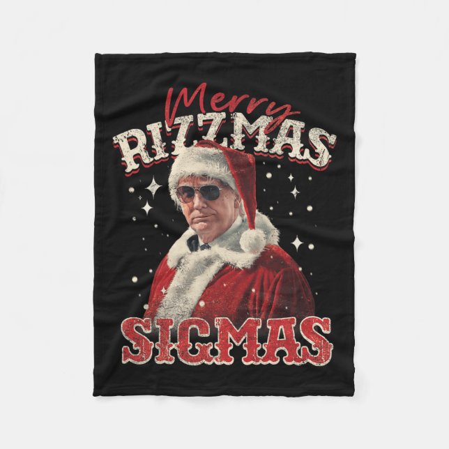 Merry Rizz Mas Sigmas-Gen Alpha Middle School Tru Fleecedecke (Vorderseite)