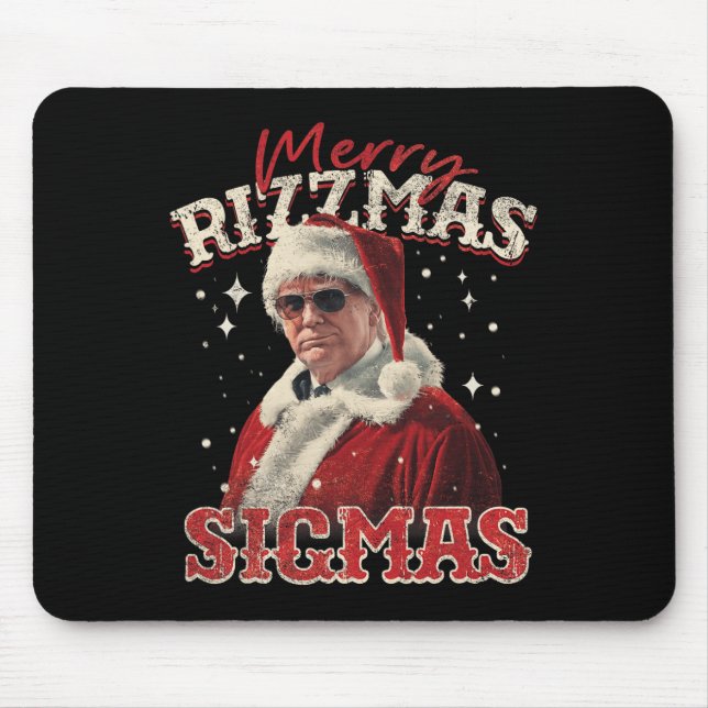 Merry Rizz Mas Sigmas-Gen Alpha Middle School Tru Mousepad (Vorne)