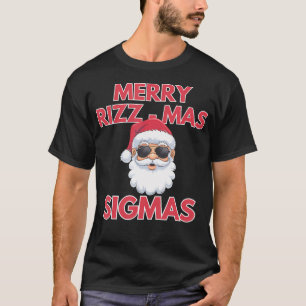 Merry Rizz Mas Sigmas- General Alpha Middle School T-Shirt
