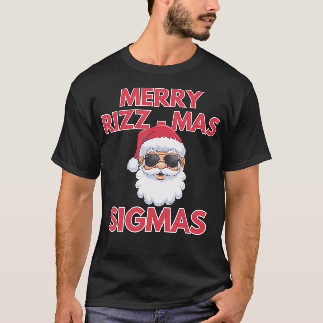 Merry Rizz Mas Sigmas- General Alpha Middle School T-Shirt (Vorderseite)