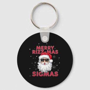 Merry Rizz Mas Sigmas Weihnachten Schlüsselanhänger