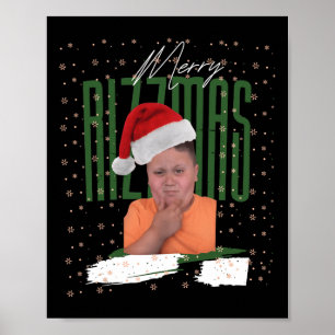 Merry Rizzler Weihnachtsfeiertag Rizzler Teen Boys Poster
