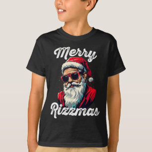 Merry Rizzmas Funny Santa White Elephant Geschenk  T-Shirt