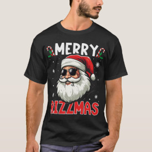 Merry Rizzmas Kinder Teens Schule Weihnachten T-Shirt