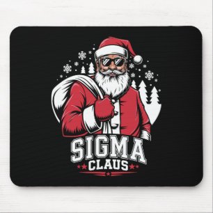 Merry Rizzmas Sigma Claus Funny Santa Claus 1 Mousepad