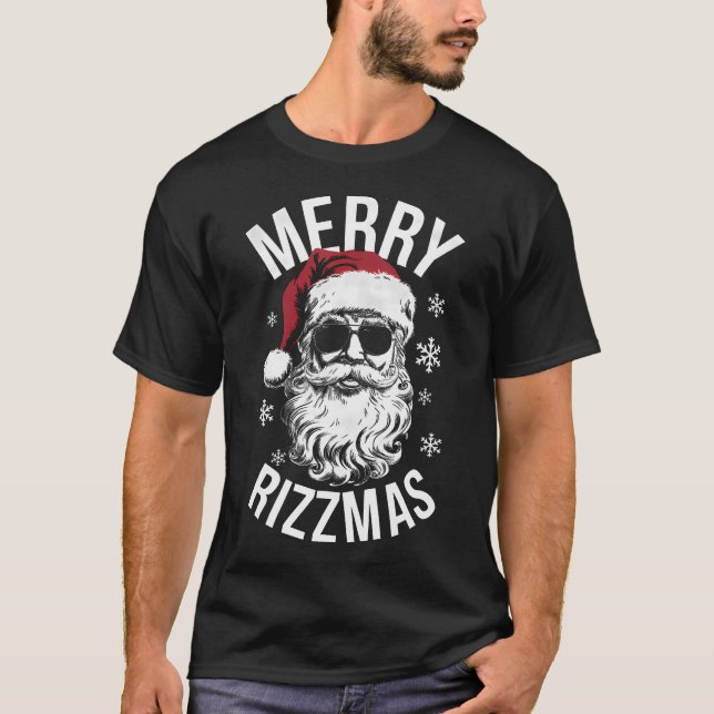 Merry Rizzmas Weihnachten Weihnachten Weihnachtsma T-Shirt (Vorderseite)