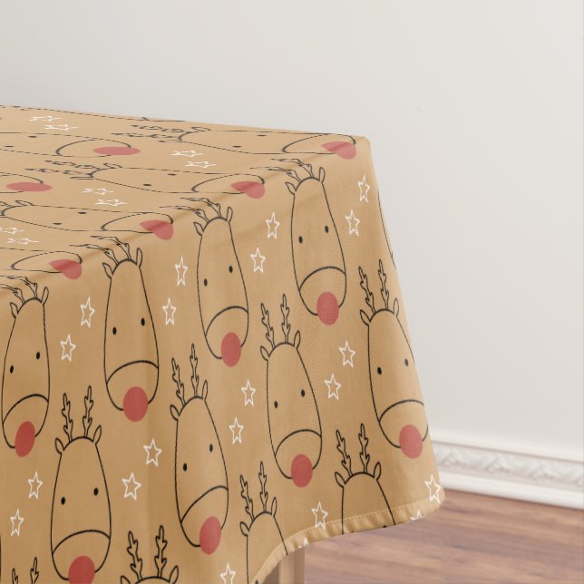 Merry Rudolph Starry Winter Delight Tischdecke (Beispiel)