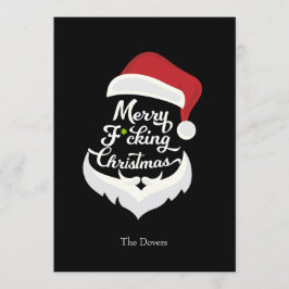 Merry Santa Christmas Party Einladung