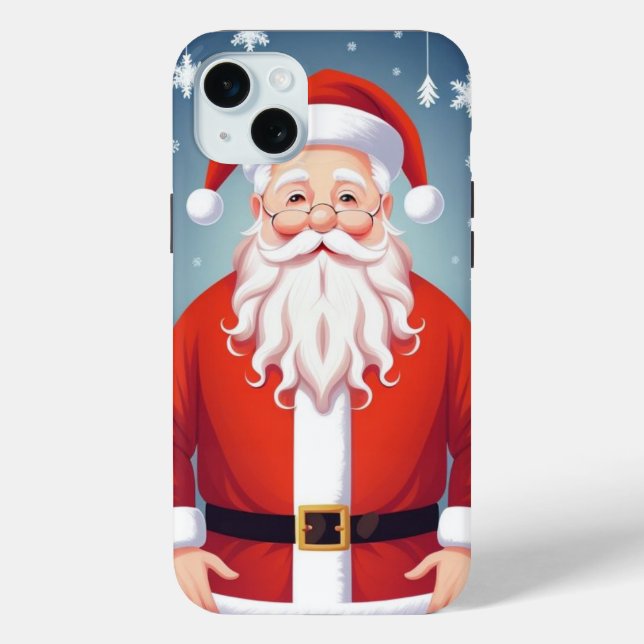 Merry Santa Claus Case-Mate iPhone Hülle (Rückseite)