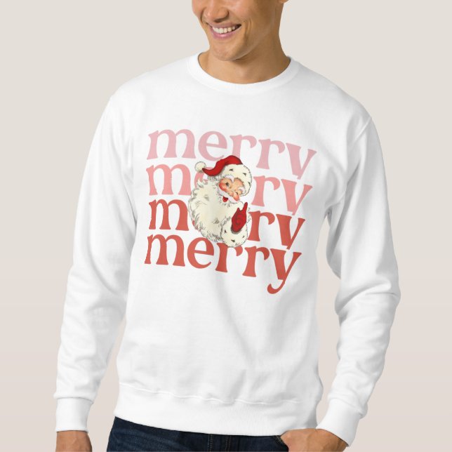 Merry santa claus sweatshirt (Vorderseite)