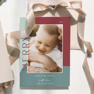 Merry Shades   Vertikales Foto Feiertagskarte