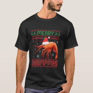Merry Shrimpmas Funny Shrimp Ugly Christmas Sweet T-Shirt