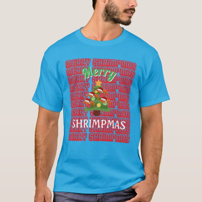 Merry Shrimpmas T-Shirt (Vorderseite)