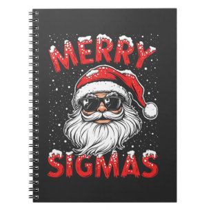 Merry Sigmas Funny Gen Alpha Middle School Weihnac Notizblock