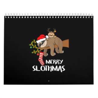Merry Sloth Weihnachtsmannmütze Liebe Weihnachten Kalender