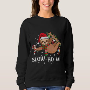Merry Slothmas Christmas Sloth Pajamas Weihnachtsm Sweatshirt