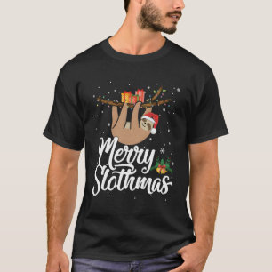 Merry Slothmas T Pajama für Sloth Lovers für Chris T-Shirt