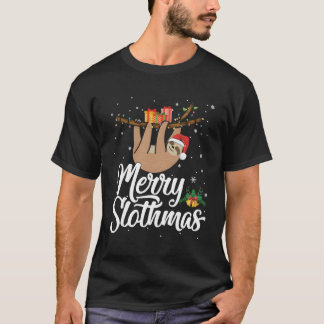 Merry Slothmas T Pajama für Sloth Lovers für Chris T-Shirt