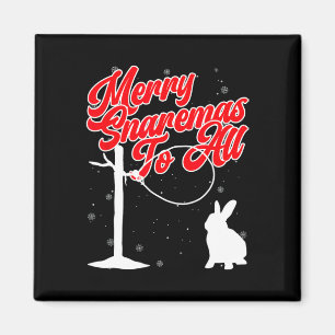 Merry Snaremas to all - Wire Snare Christmas Magnet