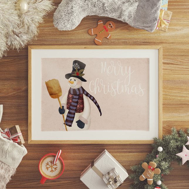 Merry Snowman Poster (Von Creator hochgeladen)