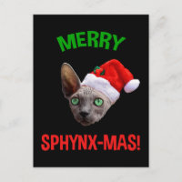 Merry Sphynx-Mas Funny Christmas Sphynx Cat Lover