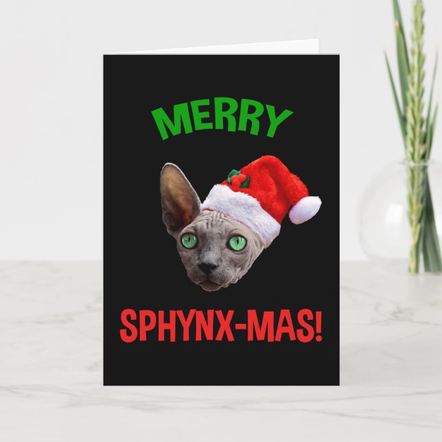 Merry Sphynx Mas Funny Weihnachten Sphynx Cat Love (Vorderseite)