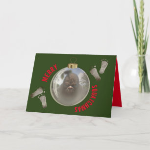 MERRY SQUATCHMAS FEIERTAGSKARTE