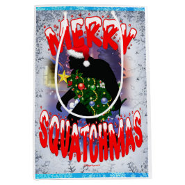 MERRY SQUATCHMAS MITTLERE GESCHENKTÜTE