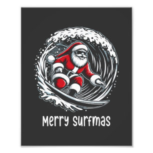 Merry Surfmas Fotodruck