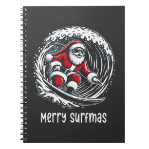 Merry Surfmas Notizblock