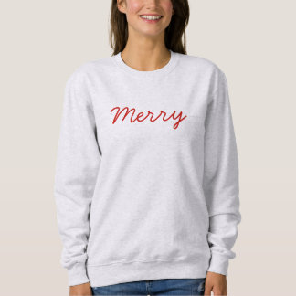 Merry Sweatshirt Christmas Sweatshirt