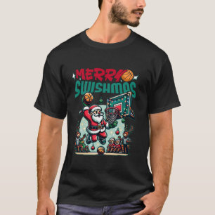 Merry Swishmas Weihnachten Weihnachten Weihnachten T-Shirt