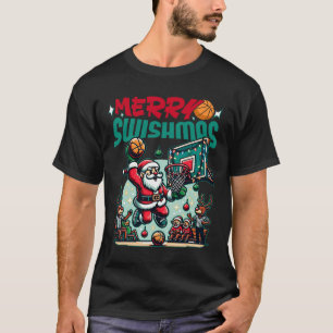 Merry Swishmas Weihnachten Weihnachten Weihnachten T-Shirt