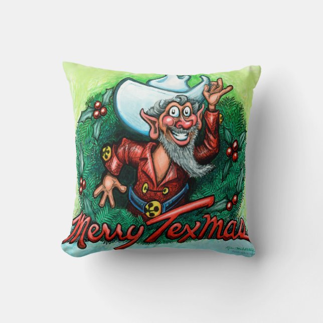 Merry Texmas Kissen (Vorderseite)