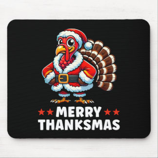 Merry Thanksmas Erntedank Türkei Xmas Funny Mousepad