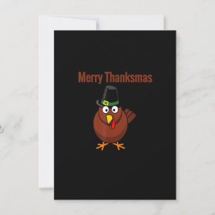 Merry Thanksmas Türkei Holiday Limited Edition Tha Einladung