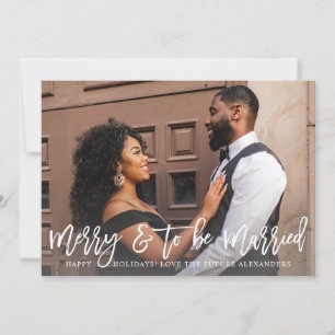 Merry & to be Verheiratet Verlobung Foto