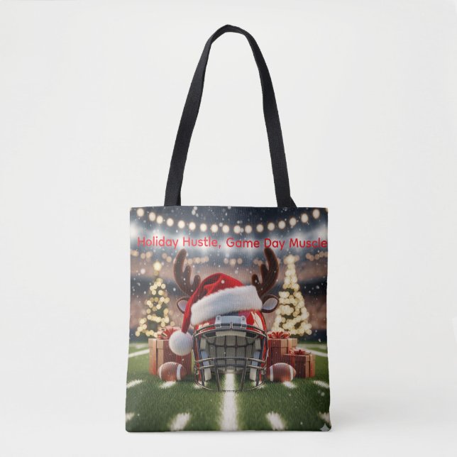 Merry Touchdown Tasche - Festivals Football Holida (Vorderseite)