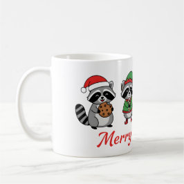 Merry Trashmas – Funny Christmas Raccoons  Kaffeetasse