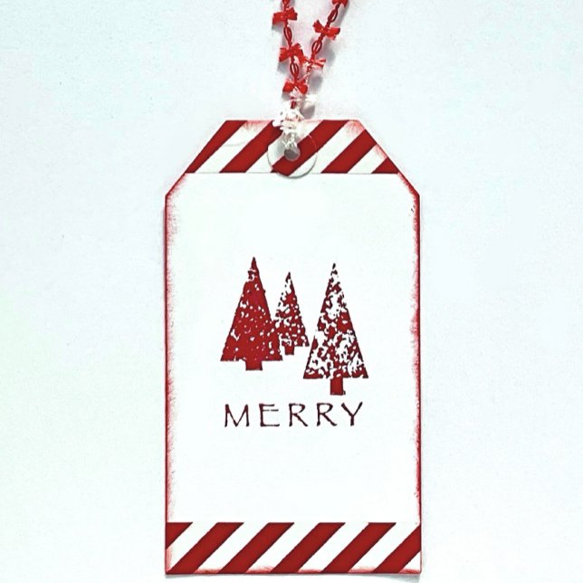 Merry Trees Wood Art Briefmarke Gummistempel (Von Creator hochgeladen)