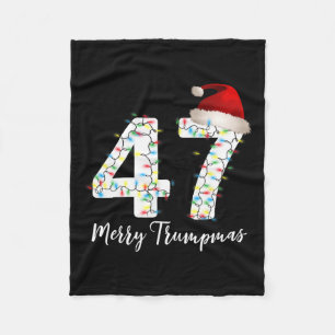 Merry Trumpmas 47 Family Matching Pj Funny Christm Fleecedecke