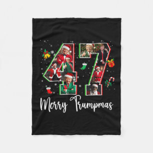 Merry Trumpmas 47 Family Matching Pj Funny Christm Fleecedecke