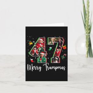 Merry Trumpmas 47 Family Matching Pj Funny Christm Karte