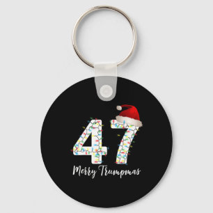 Merry Trumpmas 47 Family Matching Pj Funny Christm Schlüsselanhänger