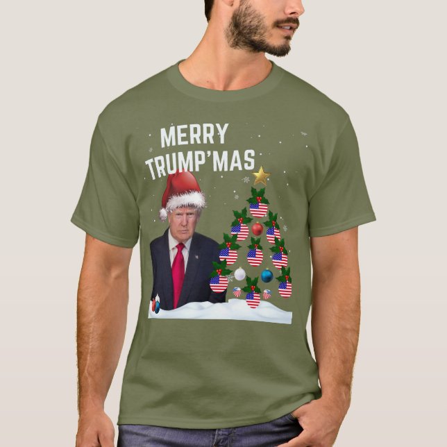 Merry TRUMP'MAS Christmas T-Shirt (Vorderseite)