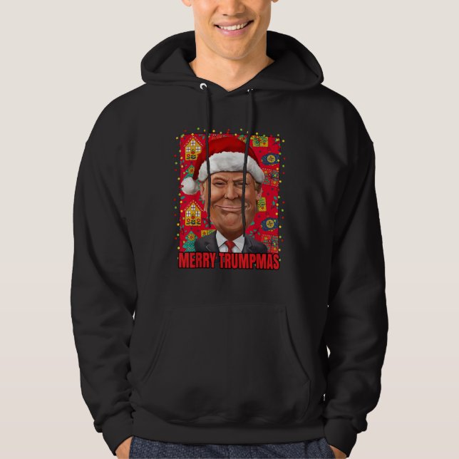 MERRY TRUMPMAS Xmas 2024 Hoodie (Vorderseite)
