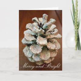 Merry und Bright Feiertagskarte